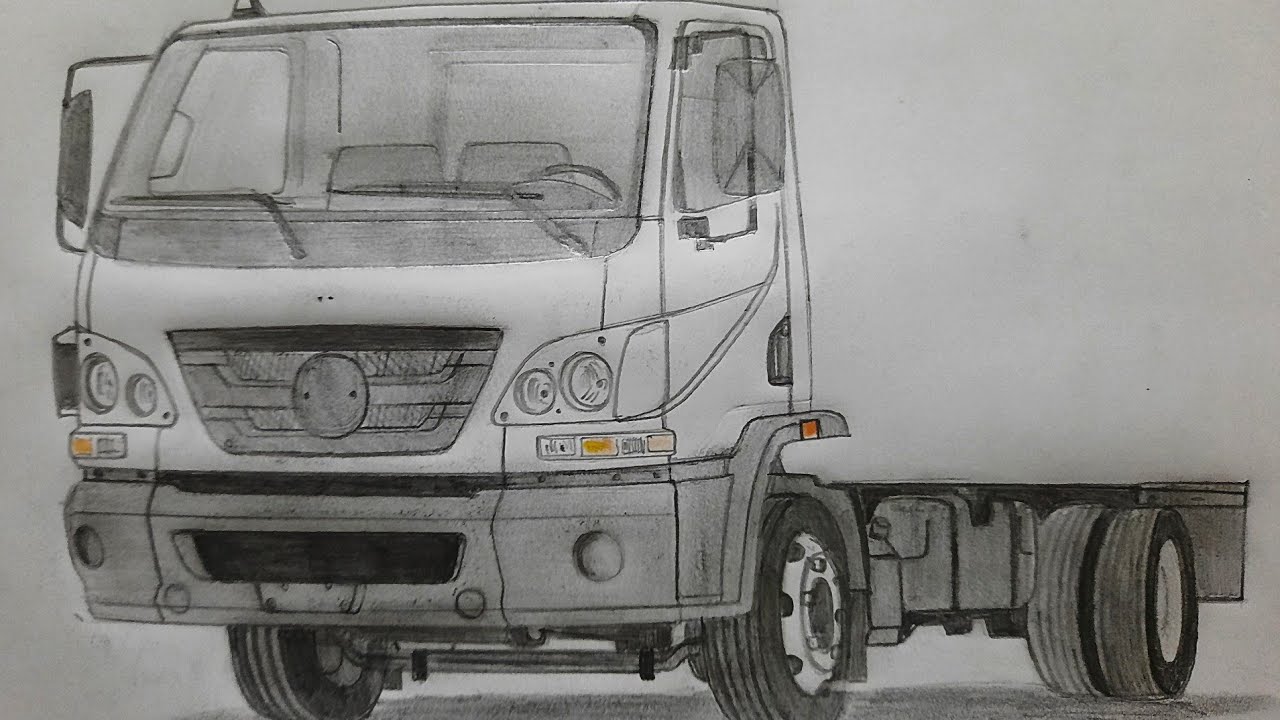 Desenhando Scania P360 arqueada. 