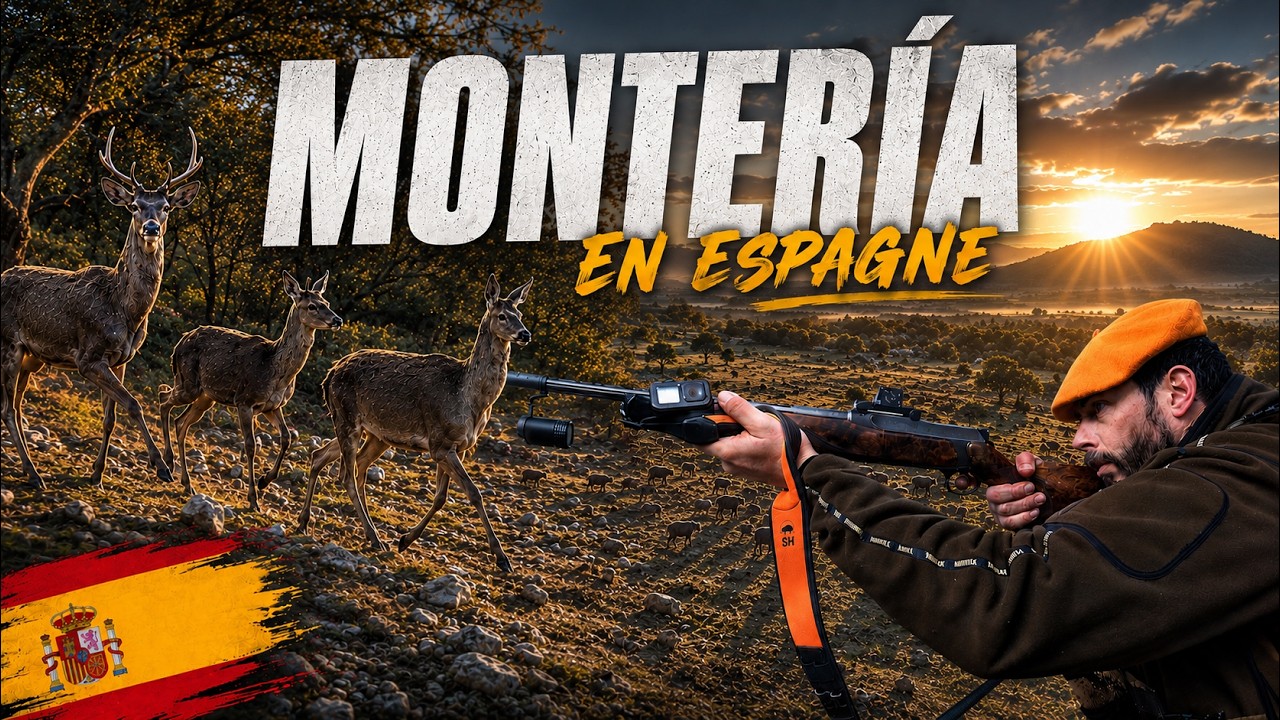 Au cœur d'une belle Montería espagnole traditionnelle: les cervidés au Rendez-Vous !