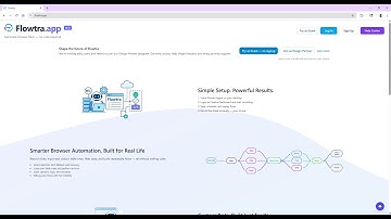 Sign up easy with Flowtra, no code browser automation tool.
