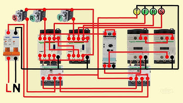 forward reverse star delta starter control wiring diagram