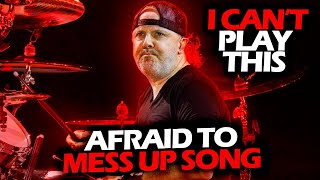 LARS ULRICH REACTION WHEN HE CAN'T PLAY SONG MINUTES BEFORE THE SHOW #METALLICA