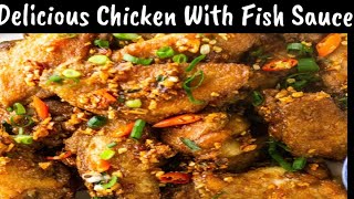 How to make Fried Chicken Wings W /Fish Sauce/Vietnamese Chicken Wings Recipe/Cánh Gà Chiên Nước Mắm