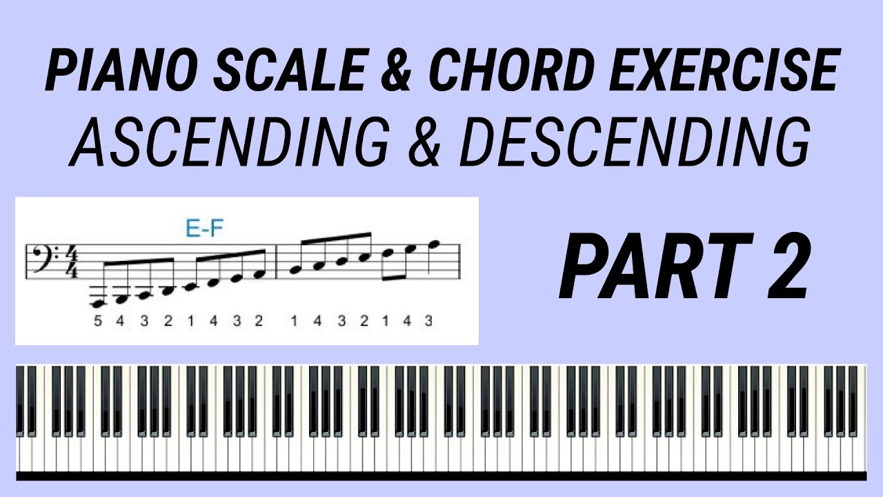 Scale & Chord Exercise - Ascending and Descending - Part 2