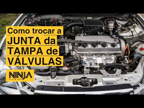 Vídeo: Como você muda a junta da tampa da válvula em um Honda Civic 2000?