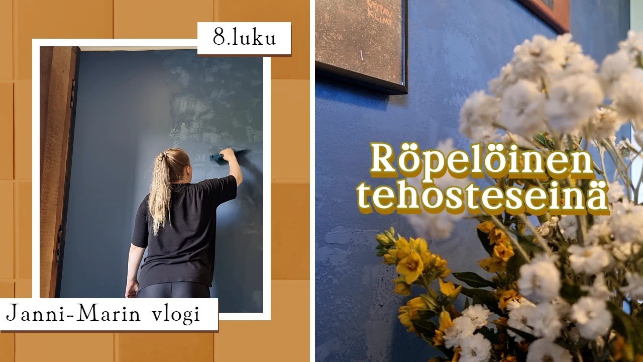 TEHOSTESEINÄ TIKKURILAN TUNTO HIENO -MAALILLA ✨ | VLOGI