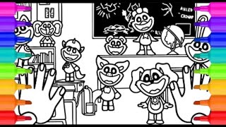Smilling Critters New coloring page How to Colorall bosses and characters
