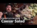 Chipotle chicken caesar salad  chef tom x all things barbecue