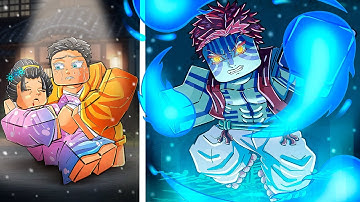 Surviving as AKAZA in Demonfall Roblox!