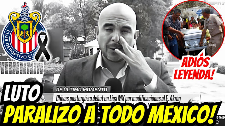 😭⚫¡COMUNICADO OFICIAL!¡LUTO EN MÉXICO!DESCANSA EN PAZ, LEYENDA!¡PEGÓ TODOS POR SORPRESA!CHIVAS HOY
