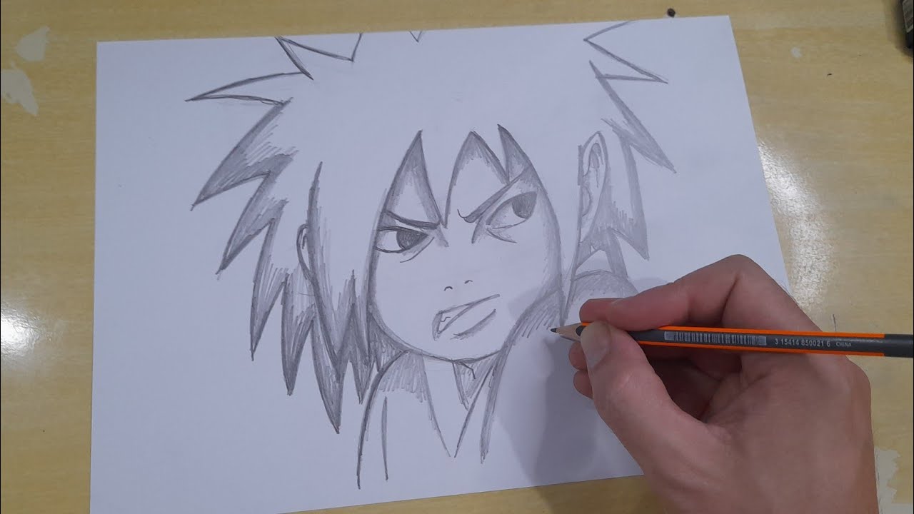 Naruto Desenho do Madara Uchiha 95gm