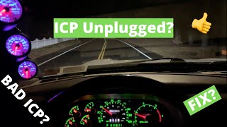 1999-03 FORD F250 7.3 Bad ICP Sensor ? EASY FIX Plugged vs unplugged by Wildin Garage 18,496 views 4 years ago 2 minutes, 20 seconds