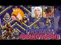 Fireball rocketloon TH18 legend attack NO Archer Queen - clash of clans