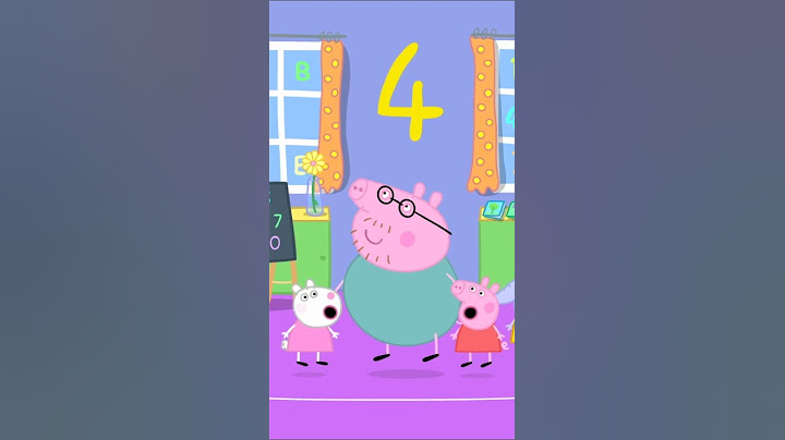Comptez jusqu'à dix avec Daddy Pig | Peppa Pig Français #shorts