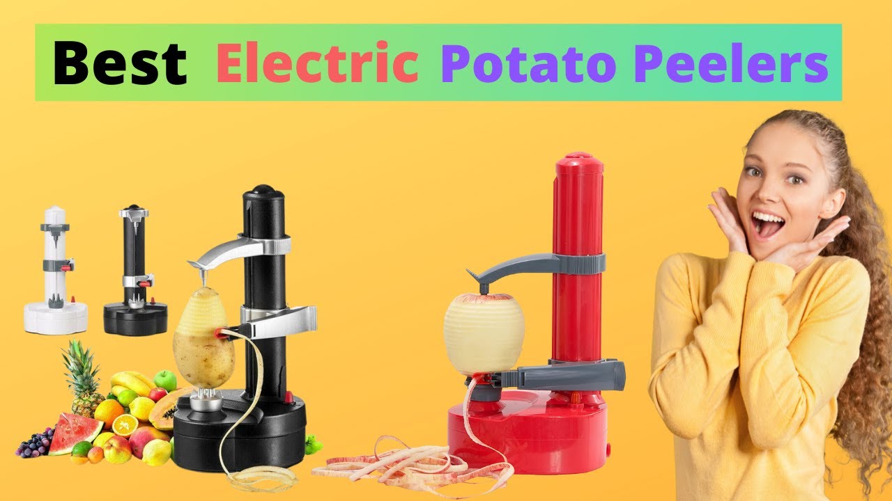  HOTIME Electric Potato Peelers-Electric Apple Peeler