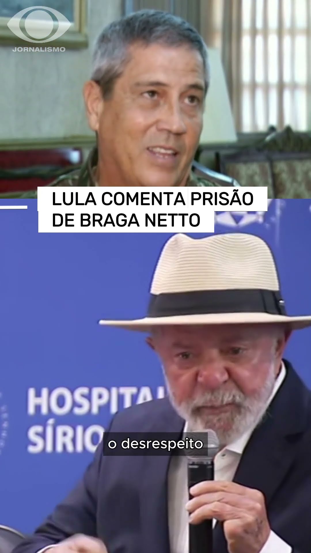 Lula defende “presunção de inocência” a Braga Netto, mas cobra punição a culpados #shorts
