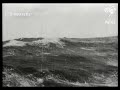 Great liners battle heavy seas 1928