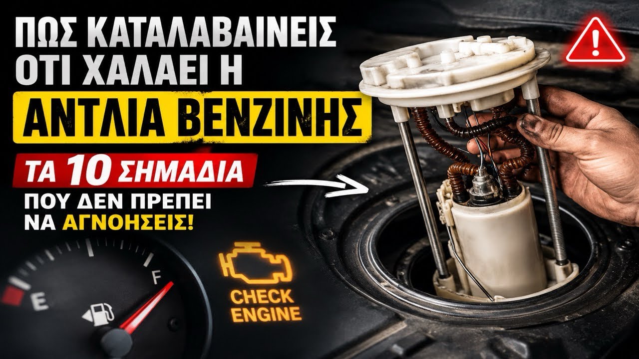 10 ΣΗΜΑΔΙΑ ΟΤΙ ΧΑΛΑΕΙ Η ΑΝΤΛΙΑ ΒΕΝΖΙΝΗΣ – Video