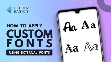 Custom Font in Flutter | Flutter external font | Flutter Tutorial #14