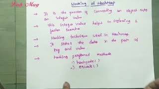 Working of HashMap part 1 in java collection || java collection framework in telugu