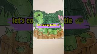 Famous A Turtle Looking for Friends! Let's Color!🐢❤️ #youtubeshorts #coloringchannel #art #turtle #coloring Wealth