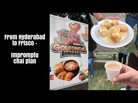 Taste of Hyderabad in Frisco Golconda Xpress serves street food royalty Bhel Dahi Samosa