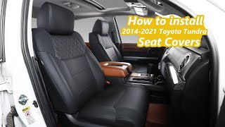 How to install Toyota Tundra Seat Covers