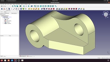 FreeCAD Link Create Model Practice 29