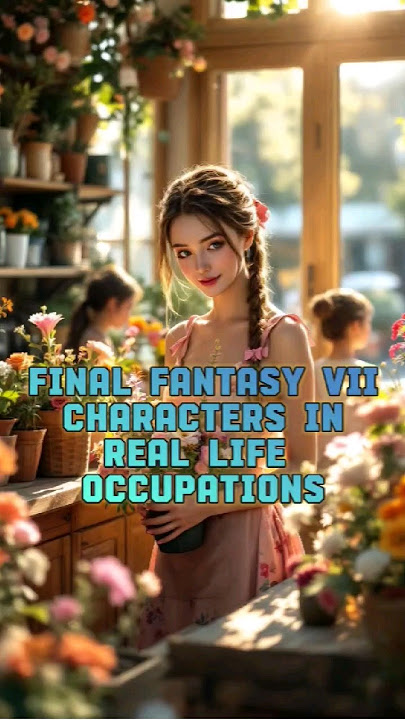 Final Fantasy VII characters in real-life jobs. #ai #ff7 #finalfantasy #squareenix #videogames