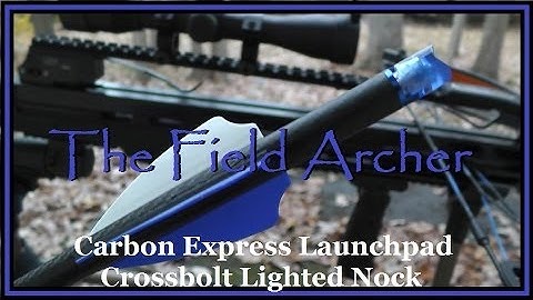 CROSSBOW: Carbon Express Launchpad Lighted Nock