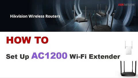 How to Set UP AC1200 Wi-Fi Extender