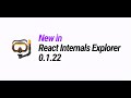 Suspense, Error Boundary, Breakpoints, Keyboard navigation | New in React Internal Explorer 0.1.22