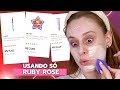 MAQUIAGEM COMPLETA usando LANÇAMENTOS DA RUBY ROSE