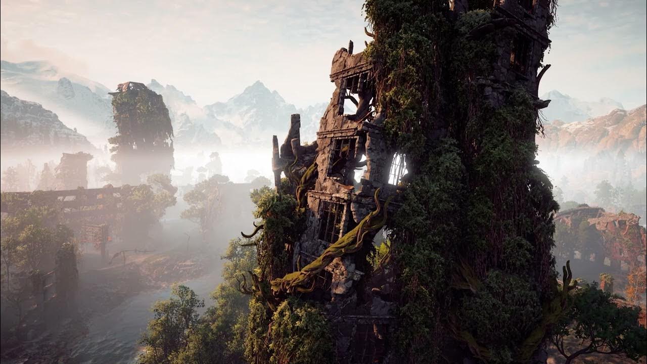 Horizon Zero Dawn Ambience View of Devil's Thirst Relaxing Sounds