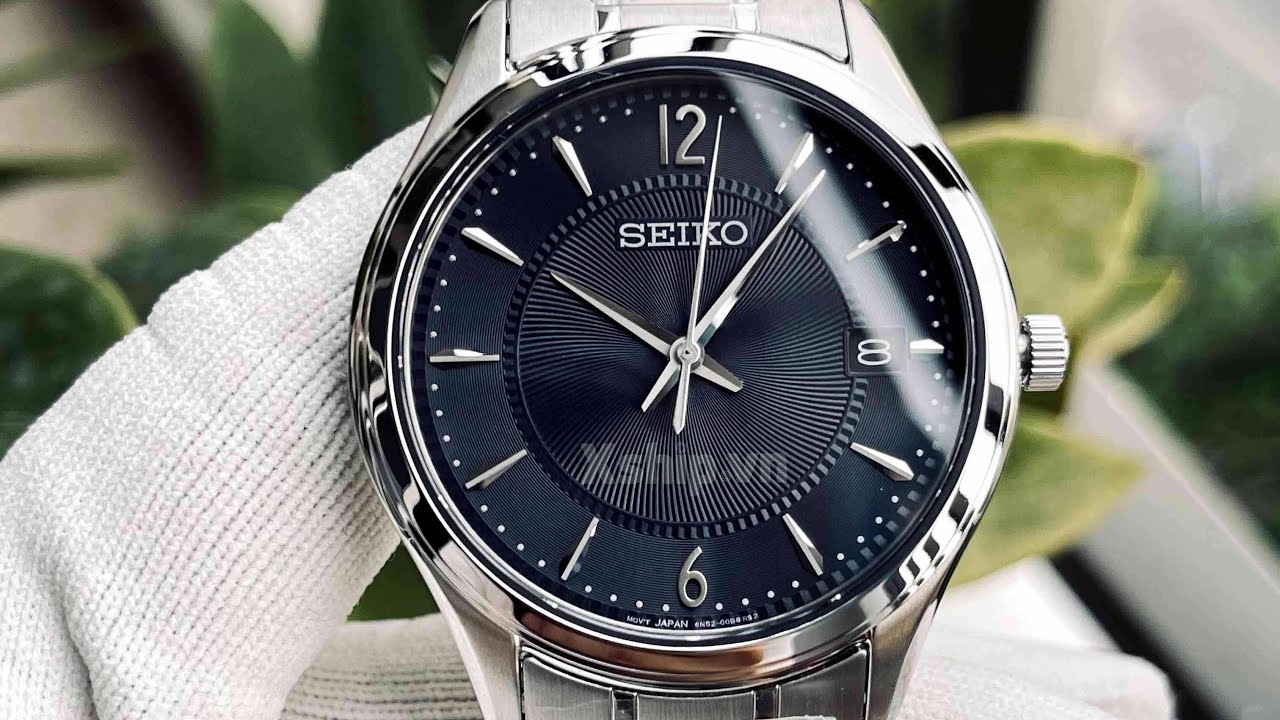 : Seiko Men Classic 39mm Quartz Watch SUR419P1 - YouTube