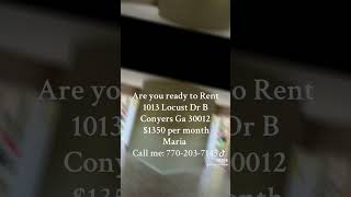 Are you ready to rent - 1013 Locust Dr B Conyers GA 30012 - City of Conyers Georgia