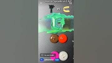 Horror Sprunki vs CAT Guess the mixed color#horrorsprunki#colormixing#sharkzhan2#art#asmr#shorts
