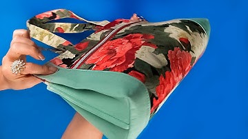 ⭐ An Easy Way to SEW a DIY Stylish Zipper Handbag. Sewing Tips and Tricks (Part #150)