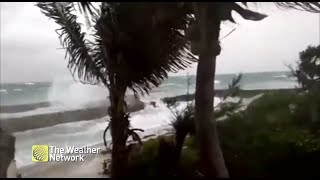 Hurricane Isaias Reaches the Bahamas