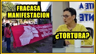 Fracasa nueva manifestación anti gobierno | Lorena Peña reacciona a la comisión
