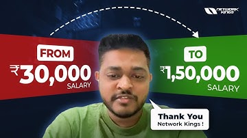 Network Engineer Transformation from 30k to 1.5 Lacs Salary | Student Success Story !!