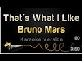 Download Lagu Bruno Mars That's What I Like (Karaoke Version)