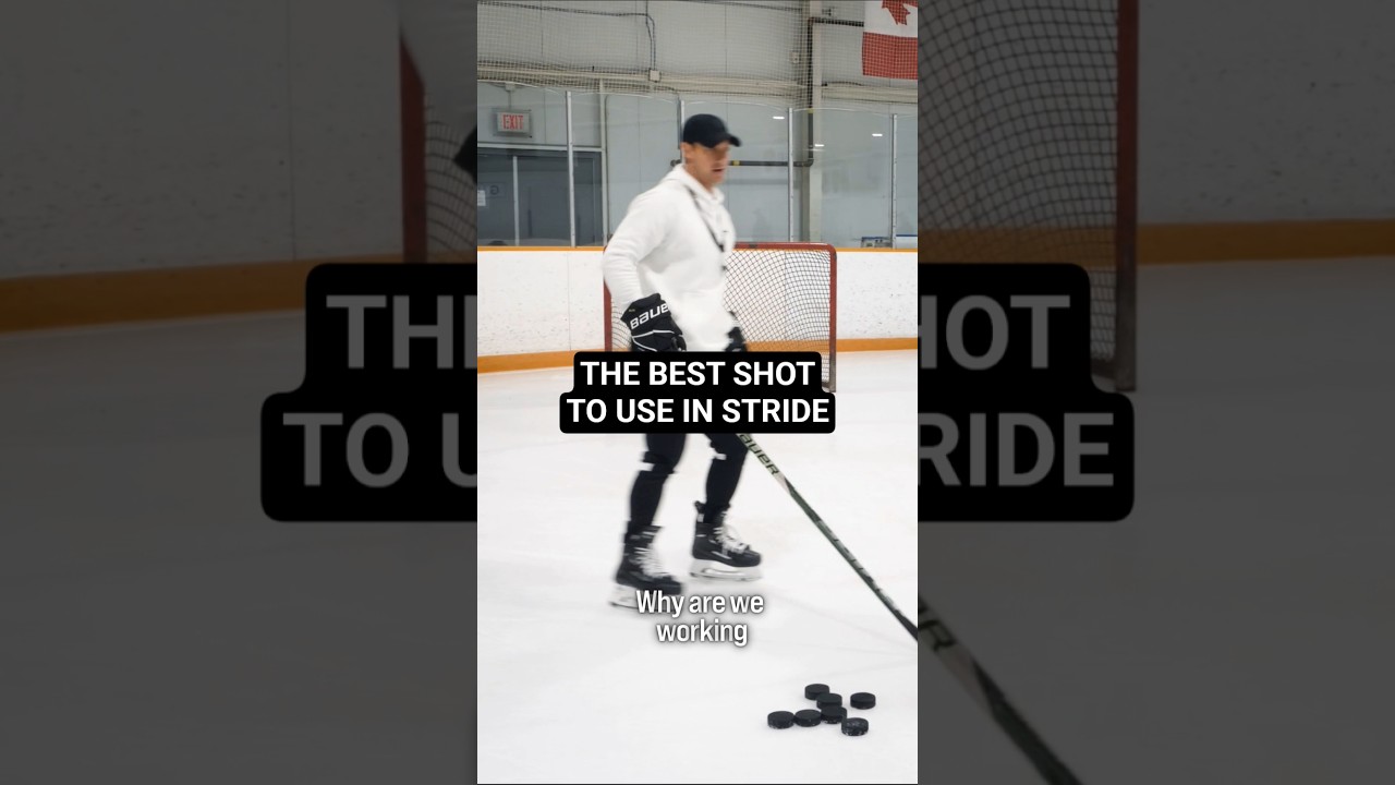 THE BEST SHOT TO USE IN STRIDE #hockeycoaching #hockeytraining