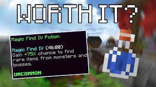 Is the MAGIC FIND IV (4) Potion Worth It? | Hypixel Skyblock