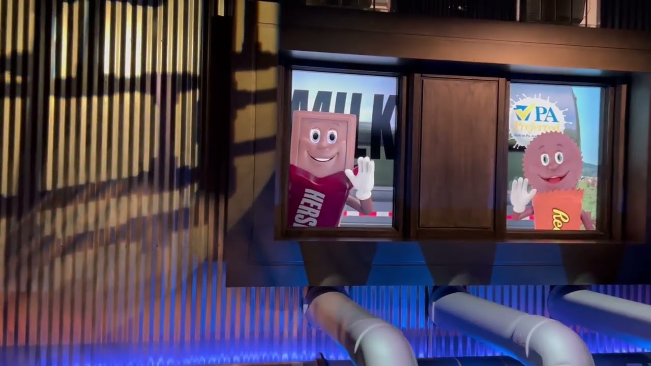 Hershey's Chocolate Tour 2023 on-ride Hershey's Chocolate World