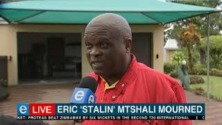 Tripartite alliance pays tribute to Eric Mtshali
