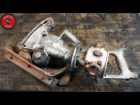 Triple-Piston Pneumatic Circular Saw [Restoration]