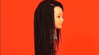 Latch Hook Crochet Hair Extensions Over Cornrows - DoctoredLocks.com