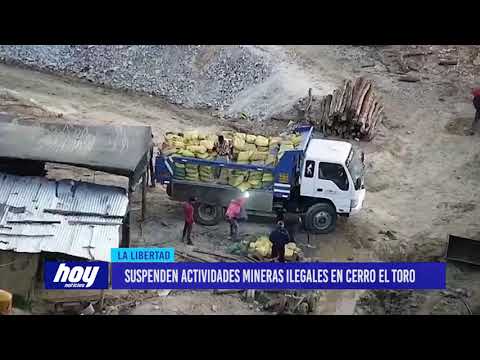 Sánchez Carrión: Suspenden actividades mineras ilegales en cerro El Toro