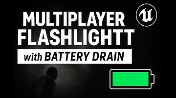 Multiplayer Flashlight System with Battery Drain Spotlight Based