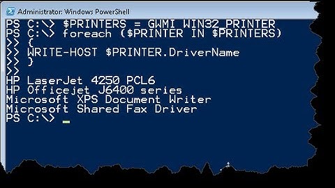 Citrix: Using PowerShell to list Client Printers